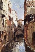 Levitan, Isaak Canal in Venice oil